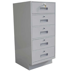 Fenco Silverline Teller Pedestal, (5) Drawers