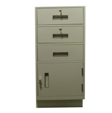 Fenco Silverline Pedestal, (3) Box Drawers, (1) Cabinet
