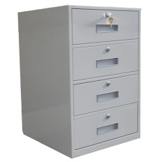 Fenco Silverline Lowboy Pedestal, (4) Drawers