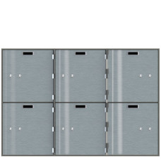 Safe Deposit Boxes - 6 Boxes 10 in W x 10 in H