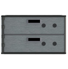 Safe Deposit Boxes - 2 Bond Box Nest - 11-1/16W x 6-5/8H x 24D - Left Hinge Only