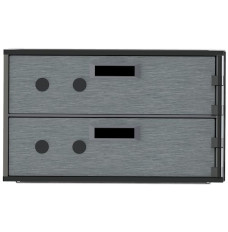 Safe Deposit Boxes - 2 Bond Box Nest - 11-1/16W x 6-5/8H x  24D - Right Hinge Only