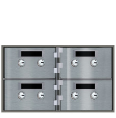 Safe Deposit Boxes - 4 Boxes 5 in W x 3 in H