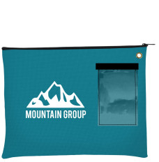 14W x 11H Custom Flat Transit Deposit Bags 