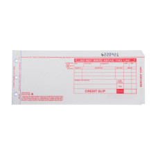 Carbonless 3-part Long Form Credit Slips - Case of 4000