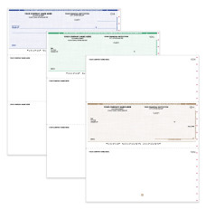 Linen Voucher Style Checks-Imprinted