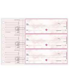 Bordeaux Manual Cash Disbursement Check - Burgundy