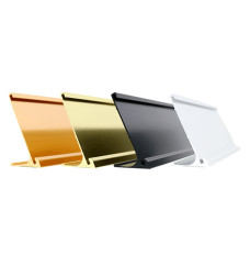 Desk Plate - Name Plate w/ FDIC or NCUA Logo Set - 10W x 2H - variety of colors