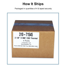 ATM Paper - Wincor Nixdorf - 3-1/8 in x 900 ft - Thermal