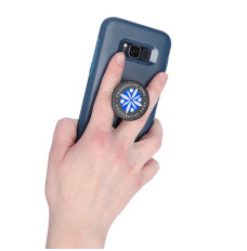 Expandable phone grip pop socket