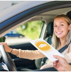 Lifestyle image of See Us First Education DUE - 1 Color Pre-Designed Drive Up Envelope