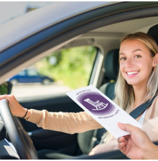 See Us First Retirement DUE - 1 Color Pre-Designed Drive Up Envelope - In Use