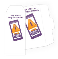 Drive Up Envelope - Set Alerts - 2-Color Design hero