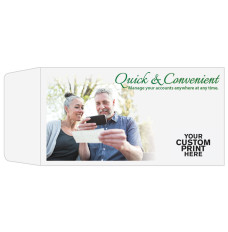 Full Color Pre-Designed Drive Up Envelope - Quick & Convenient
