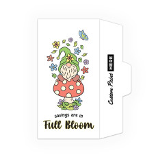 Savings Are In Full Bloom - Full Color Pre-Designed Drive Up Envelope - right open