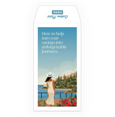 Unforgettable Sea Journeys - Full Color Pre-Designed Drive Up Envelope - wide