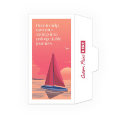 Unfogettable Boat Journeys - Full Color Pre-Designed Drive Up Envelope - right open