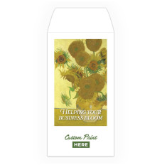 Sunflowers Bloom - Full Color Pre-Designed Drive Up Envelope - wide