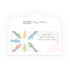 Your Community - Open Side: Custom Imprint - Full Color Pre-Designed Drive Up Envelope