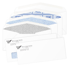 #9 and #10 Business Mailing Envelopes w/ 1 Color Imprint with or without window 