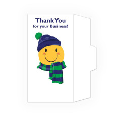 Thank You - Winter Smiley - Drive Up Envelopes (500/Box)