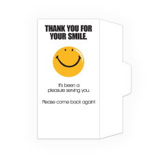 Thank You - Smiley Face - Drive Up Envelopes (500/Box) - Ready to ship