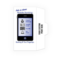 Mobile Banking - Phone - Add a 1-Color Logo - Drive Up Envelopes (500/Box) - Your Custom Imprint Here