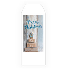 Holiday Drive Up Envelope - Merry Christmas - Full Color Open End - No Imprint 