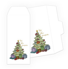 Full Color Pre-Designed Drive Up Envelope - 'Tis The Season