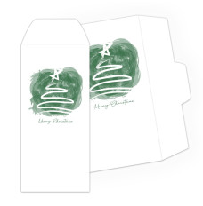  Drive Up Envelope - Merry Christmas Brushstroke - 1-Color Design hero