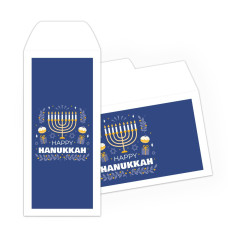 Drive Up Envelope - Happy Hanukkah - 2-Color Design hero