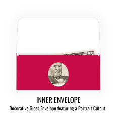 inner envelope with cutout