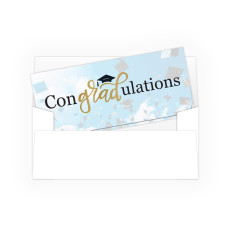 Currency Gift Envelope - Con-grad-ulations - Full Color Design - Ready-to-Ship hero
