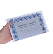 Clear Vinyl Jacket - 9W x 5H x .008 gauge - Box of 1000