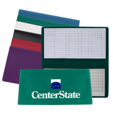 Vinyl Savings Register Covers w/ 2-Color Imprint