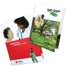 Quick Ship 9W x 12H 4-Color Process | Heavy Coverage - Presentation Folders