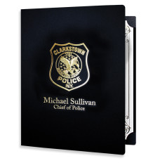 Portfolio Certificate Cover - 12W x 9-1/2H - Foil Stamp & Emboss