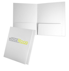 Capacity Folder w/ Right Expandable Pocket - 9-7/8W x 11-3/4H - 2-Color Imprint