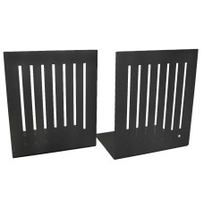 STEELMASTER 10" Heavy Duty Metal Bookends hero