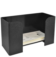 Deposit Ticket Holder - Black Textured Plastic