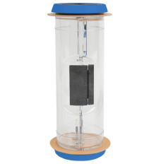 41-5PT PNEUMATIC TUBE - 4.5 , CLEAR BODY,  BLUE END CAPS