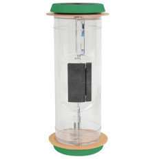 41-5PT PNEUMATIC TUBE - 4.5 , CLEAR BODY,  GREEN END CAPS