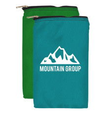  7W x 11H Custom Vertical Zipper Money Bags