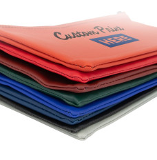 Vinyl Zipper Money Bag - 2-Color Imprinted - 11W x 6H - Quick Ship