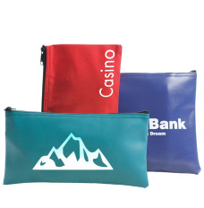 Custom Horizontal Zipper Bags - 10-1/2W x 5-1/2H - Made-to-Order