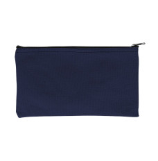 Navy Blue - 14oz Canvas Zipper Bag 11W x6H
