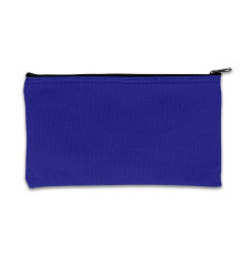 Purple Zipper Bag - 11W x 6H - 14 oz Canvas