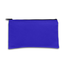 Purple 14oz Cotton Canvas Zipper Bags 10-1/2W X 5-1/2H - Ready to Ship