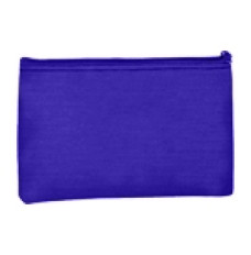 Purple Zipper Bag - 12W x 8H - 14 oz Canvas