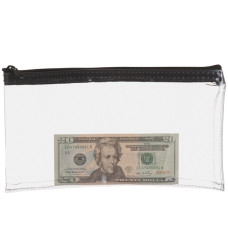 Clear Vinyl Zipper Bag - 11W x 6H - Ready-to-Ship